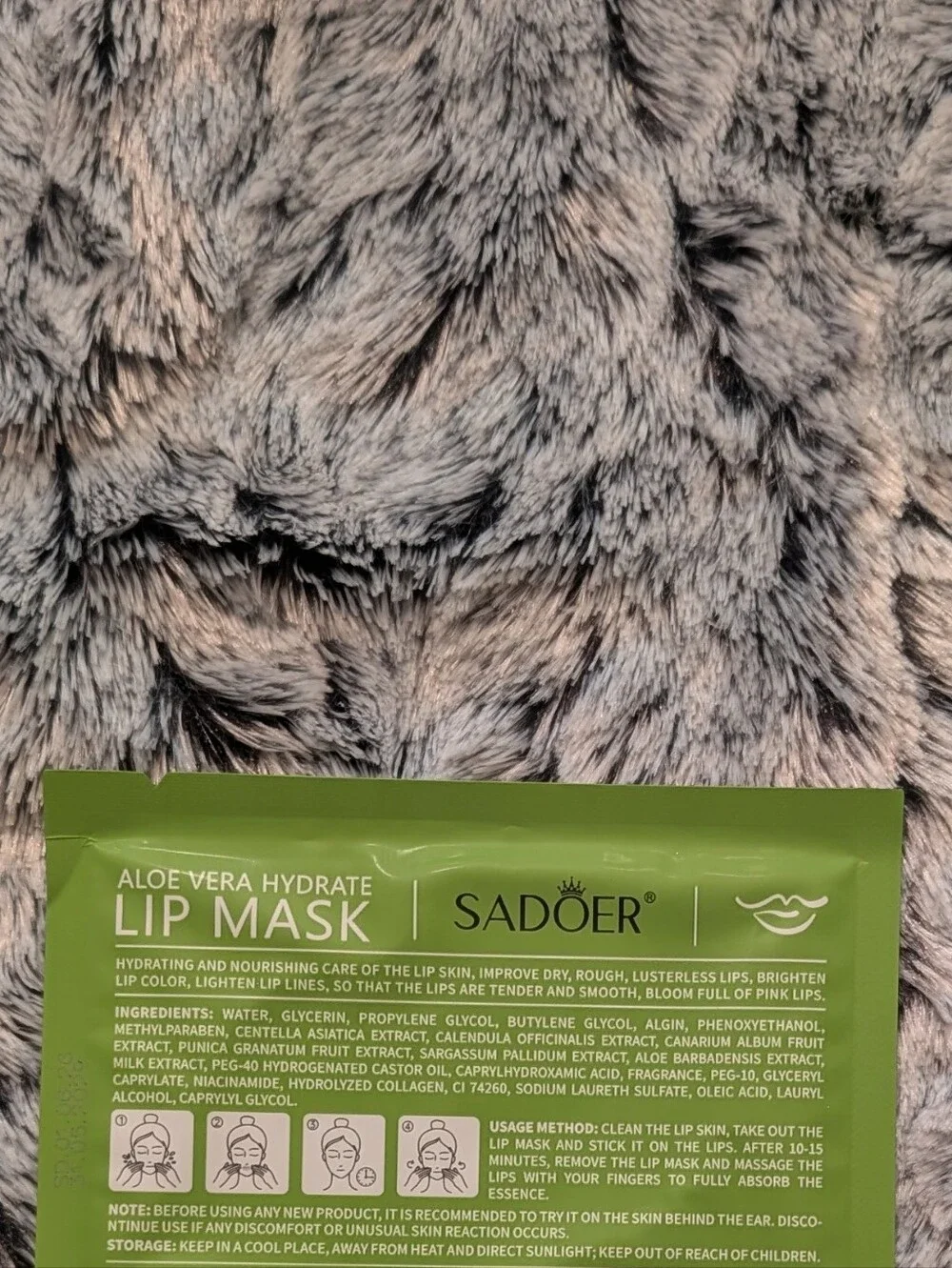 Sadoer Sweet Strawberry Lip Mask – Pink Hydrating Lip Treatment